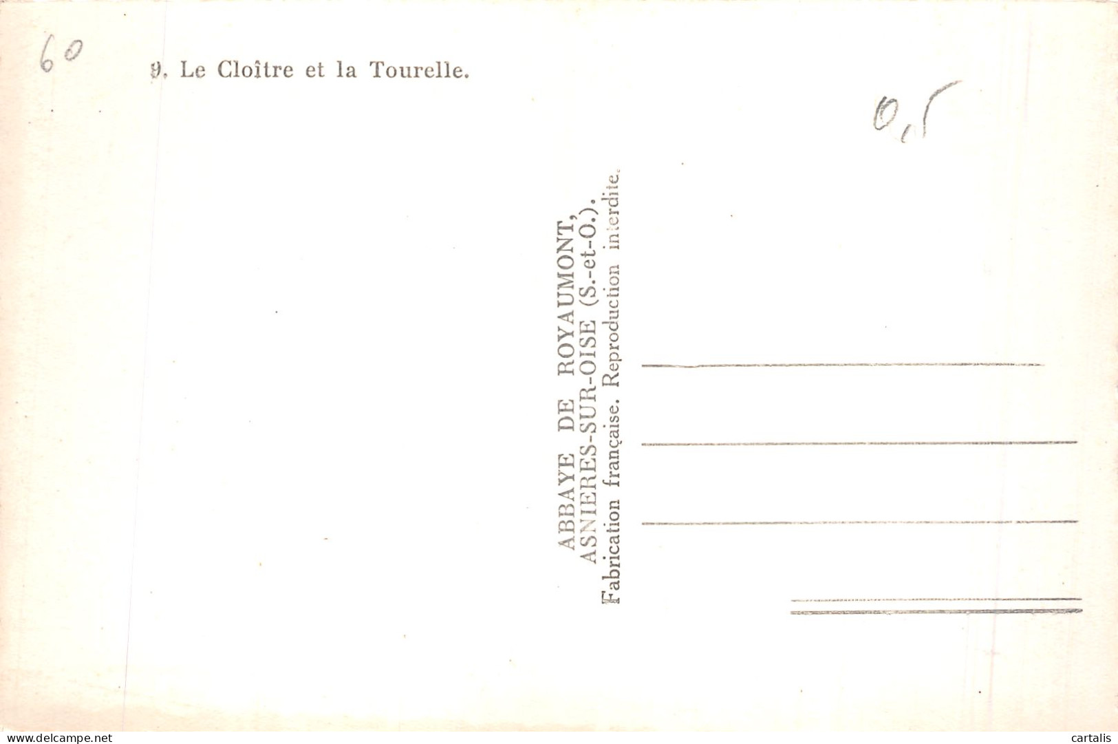 95-ABBAYE DE ROYAUMONT-N° 4428-A/0125 - Asnières-sur-Oise