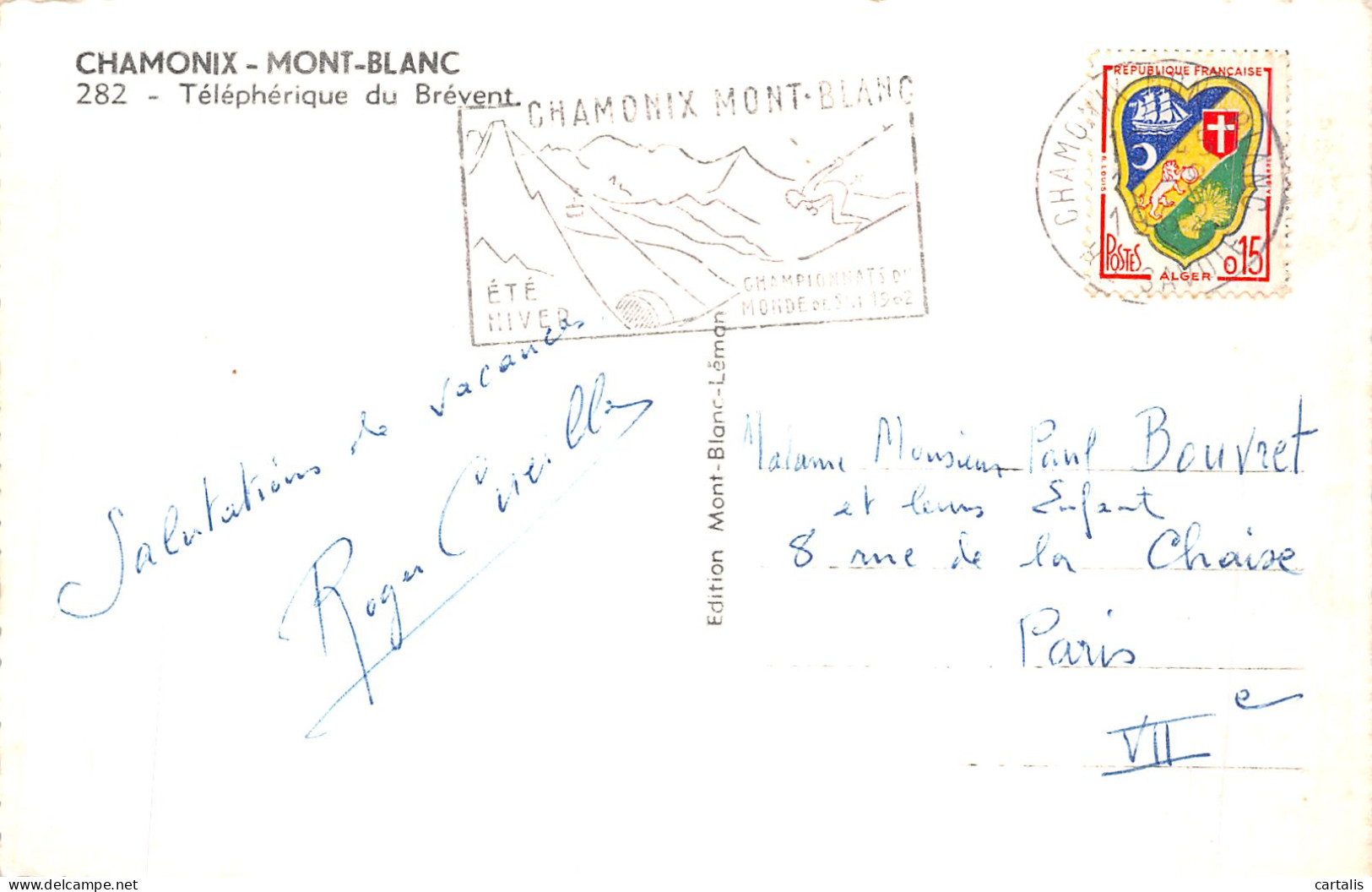 74-CHAMONIX-N° 4428-A/0097 - Chamonix-Mont-Blanc