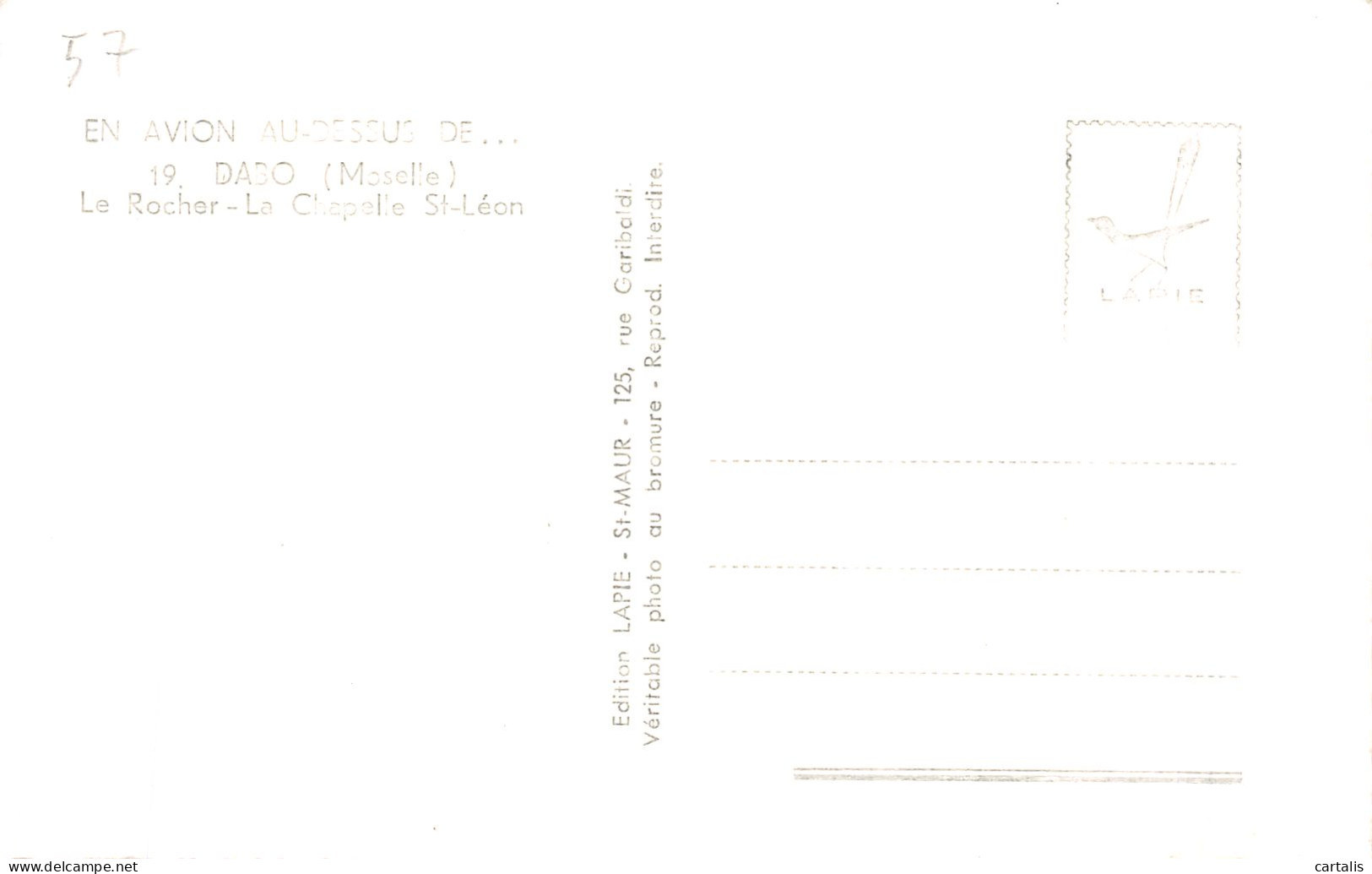 57-DABO-N° 4428-A/0075 - Andere & Zonder Classificatie