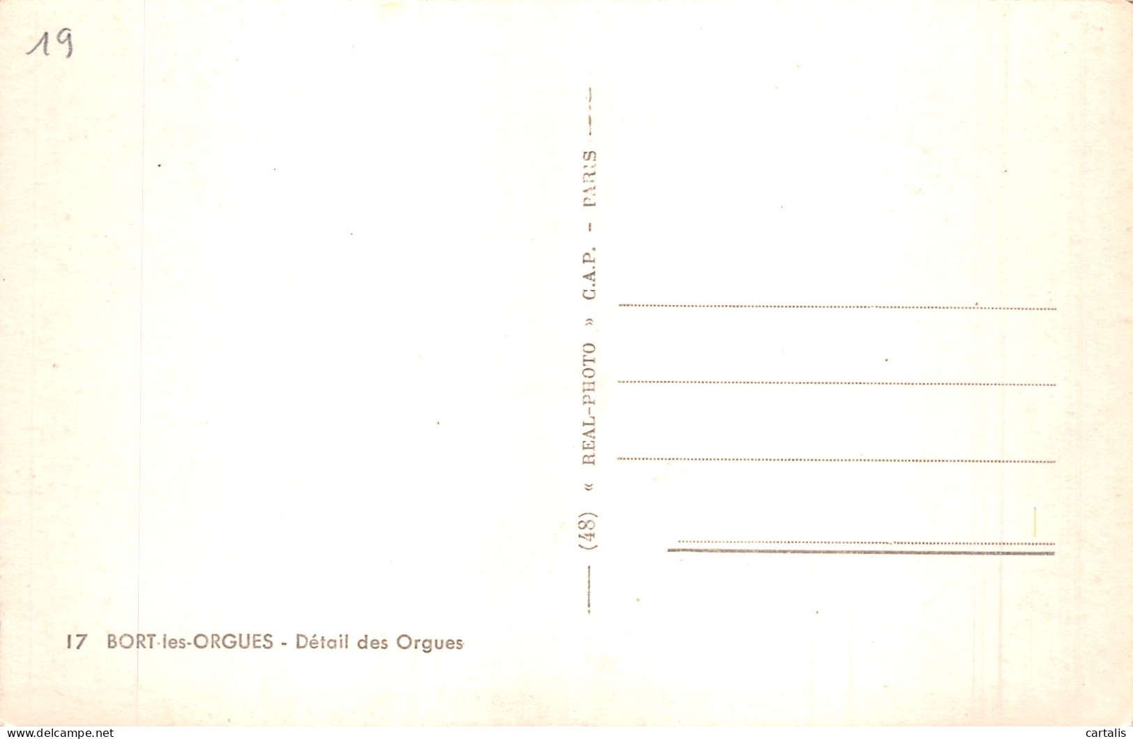 19-BORT LES ORGUES-N° 4428-A/0059 - Other & Unclassified