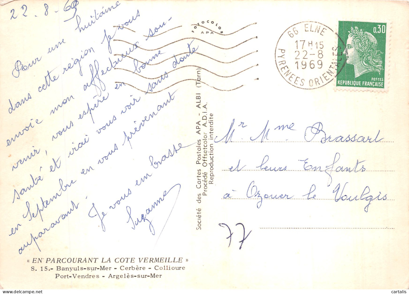 66-COTE VERMEILLE-N° 4427-B/0381 - Other & Unclassified