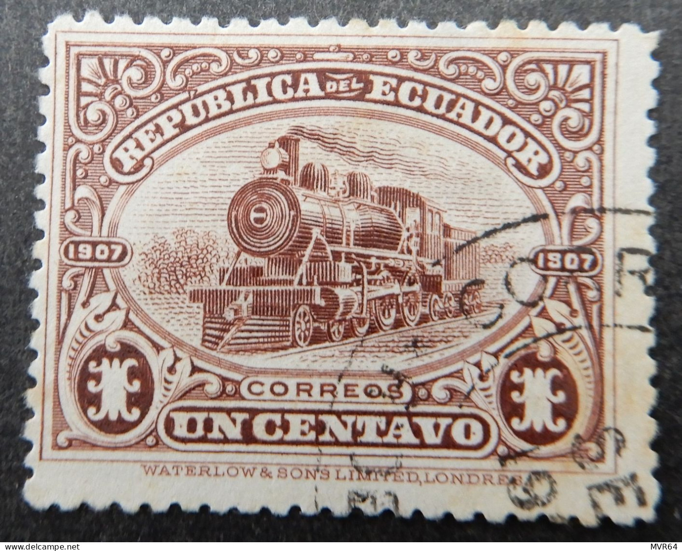 Ecuador 1908 (1) Opening Of The Guayaqui-Quito Railway - Ecuador