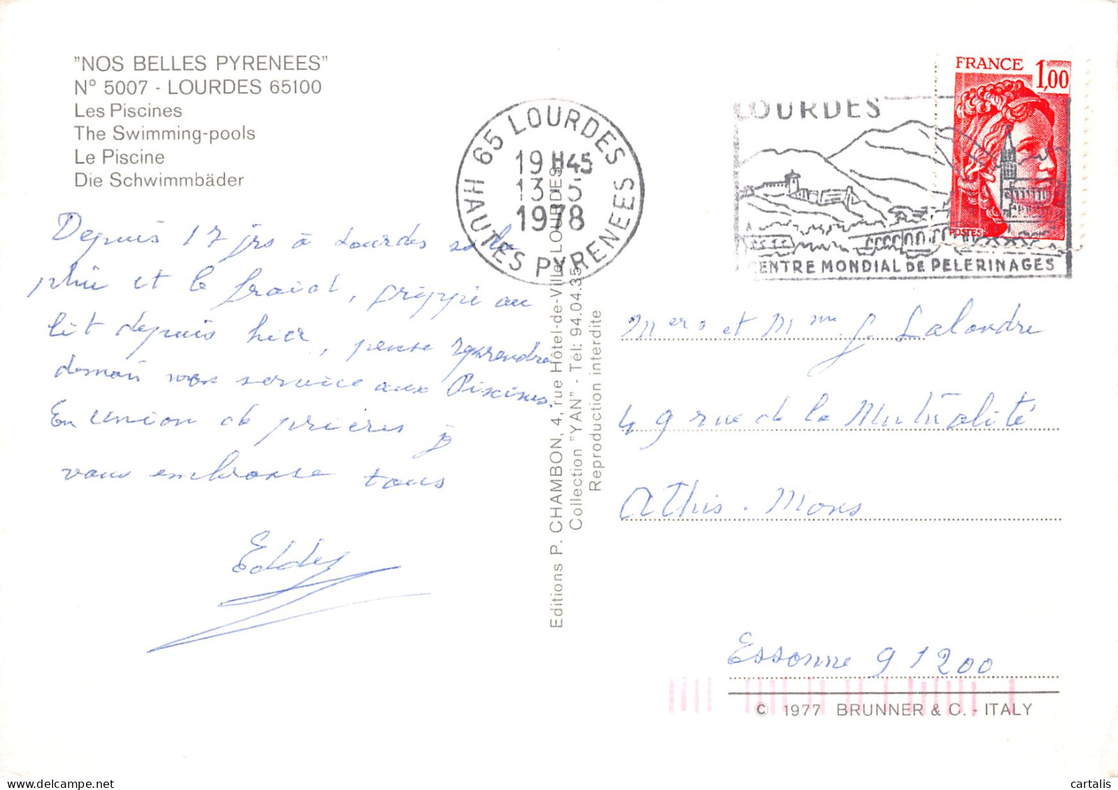 65-LOURDES-N° 4427-B/0323 - Lourdes