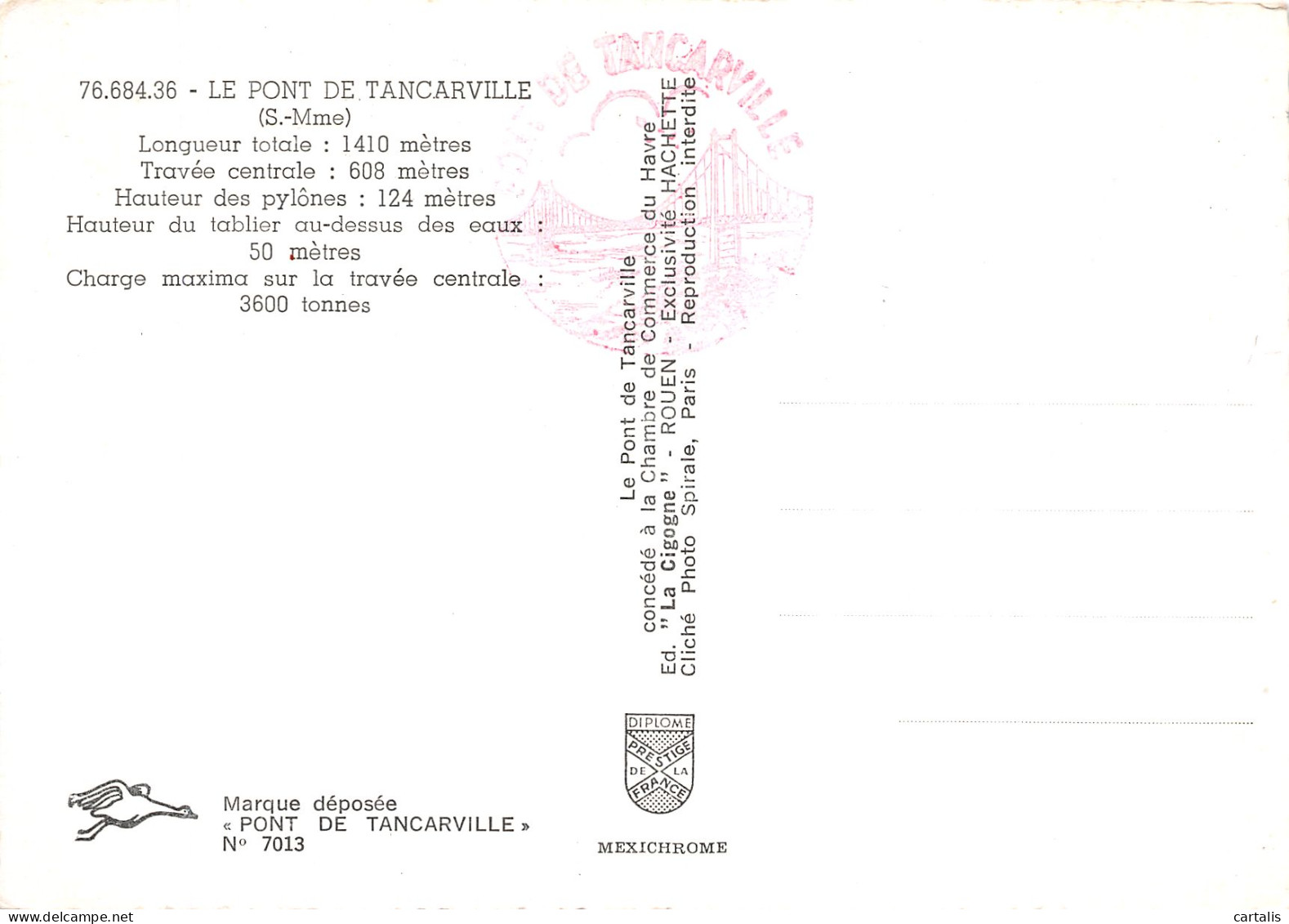 76-TANCARVILLE LE PONT-N° 4427-B/0081 - Tancarville