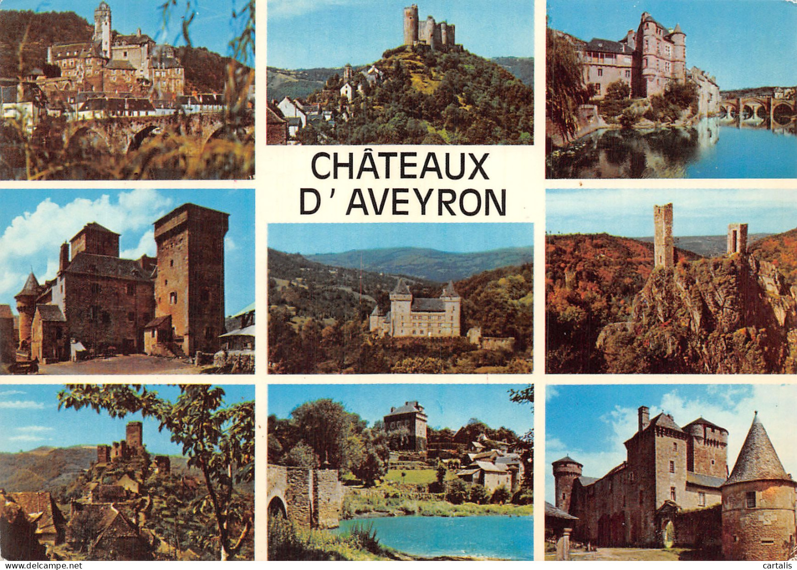 12-AVEYRON LES CHATEAUX-N° 4427-B/0055 - Other & Unclassified