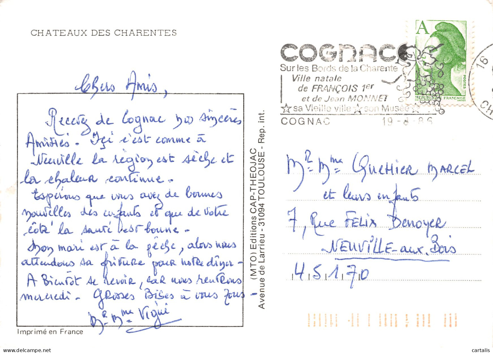 16-CHARENTES LES CHATEAUX-N° 4427-A/0379 - Sonstige & Ohne Zuordnung