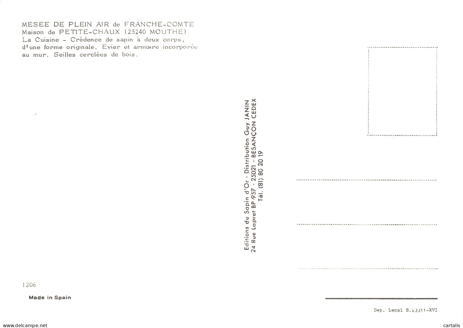 25-MOUTHE-N° 4427-A/0333 - Mouthe