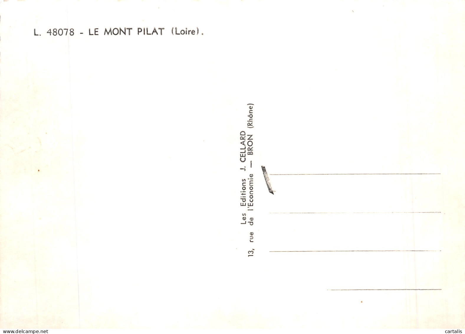 42-LE MONT PILAT-N° 4427-A/0259 - Andere & Zonder Classificatie