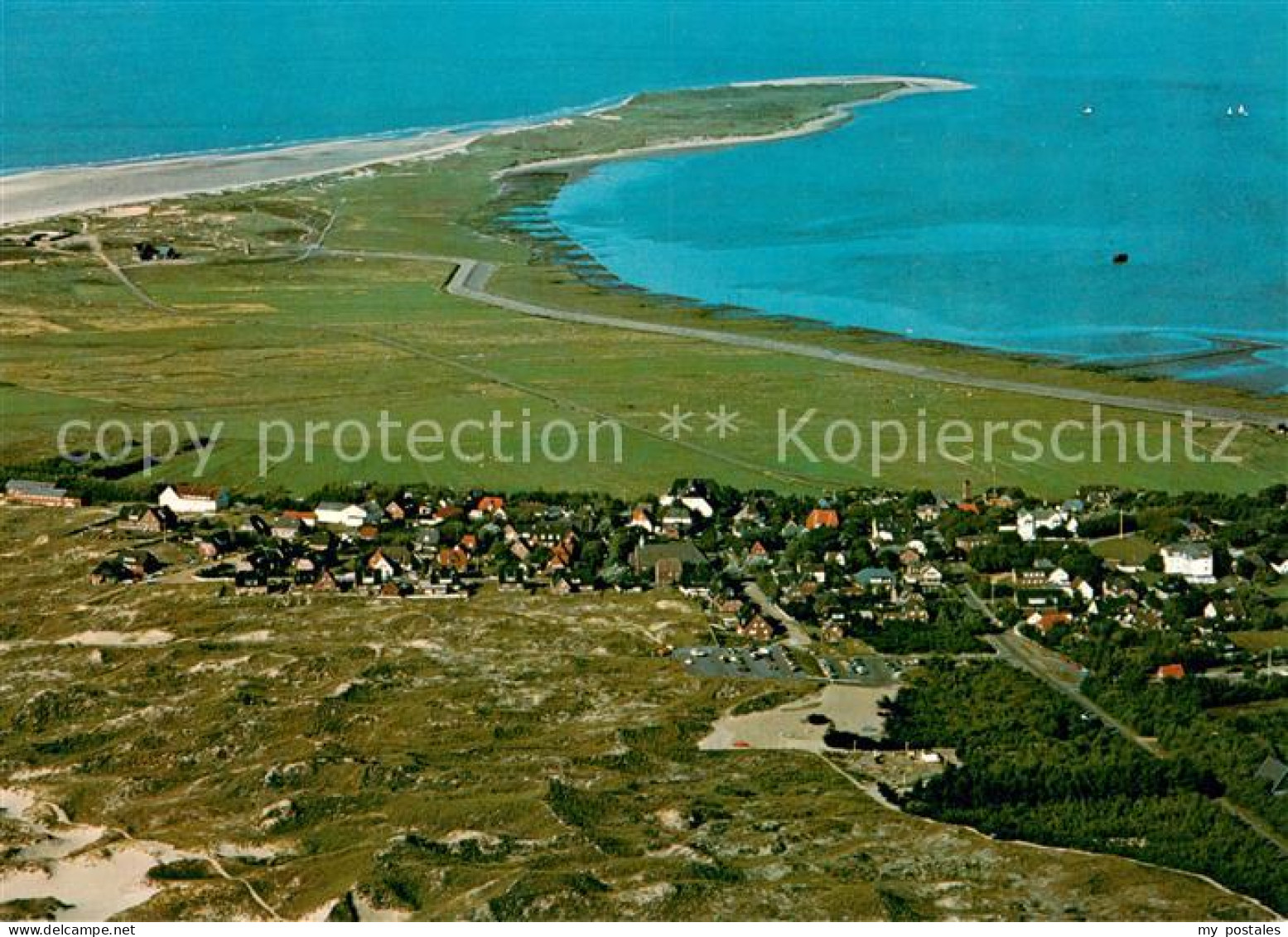 73725815 Norddorf Amrum Fliegeraufnahme Gesamtansicht Kueste Norddorf Amrum - Andere & Zonder Classificatie