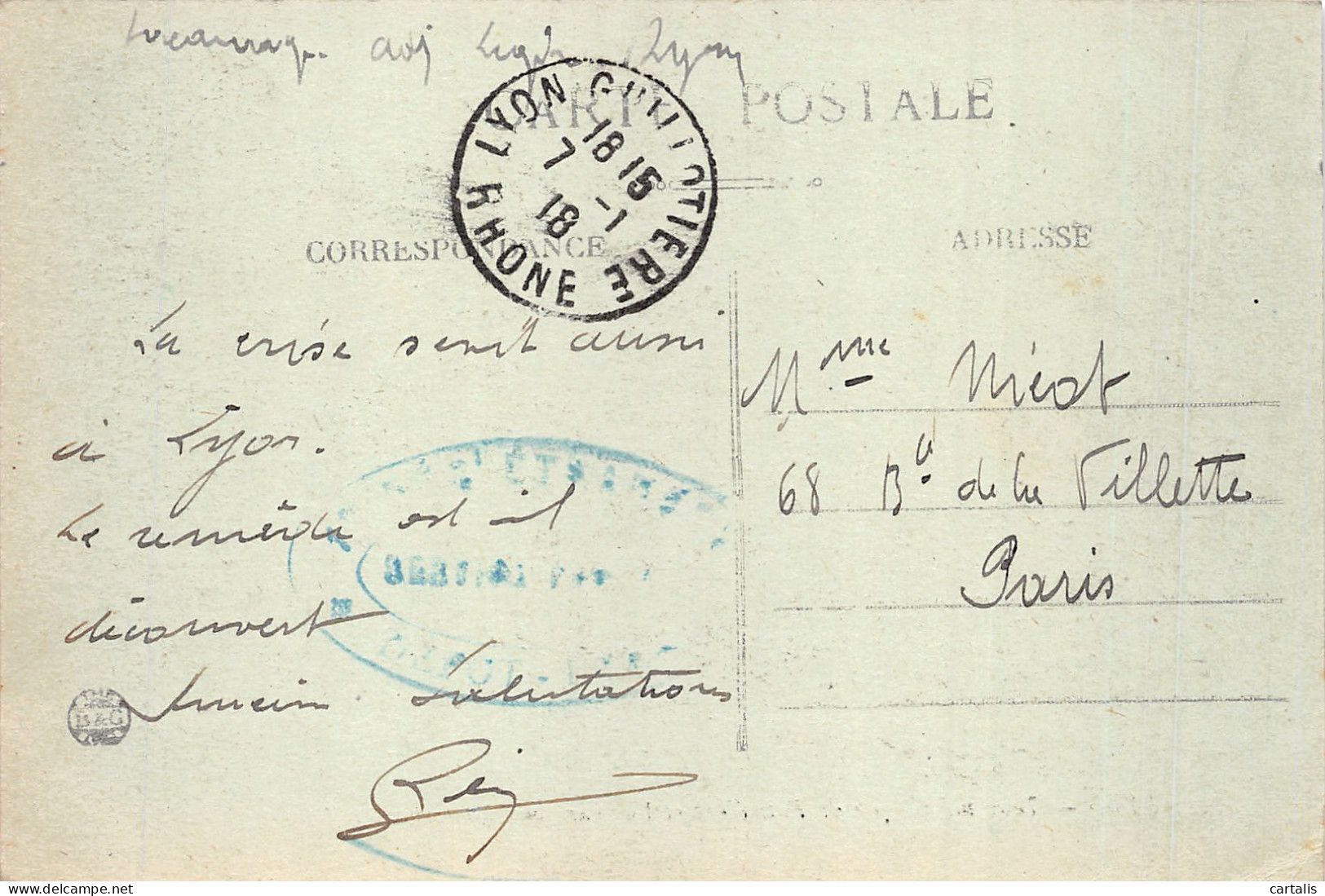 69-LYON-N° 4428-D/0095 - Other & Unclassified