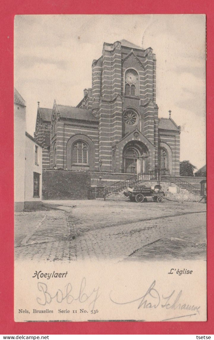 Hoeilaart / Hoeylaert - L'Eglise - 1904 ( Verso Zien ) - Hoeilaart