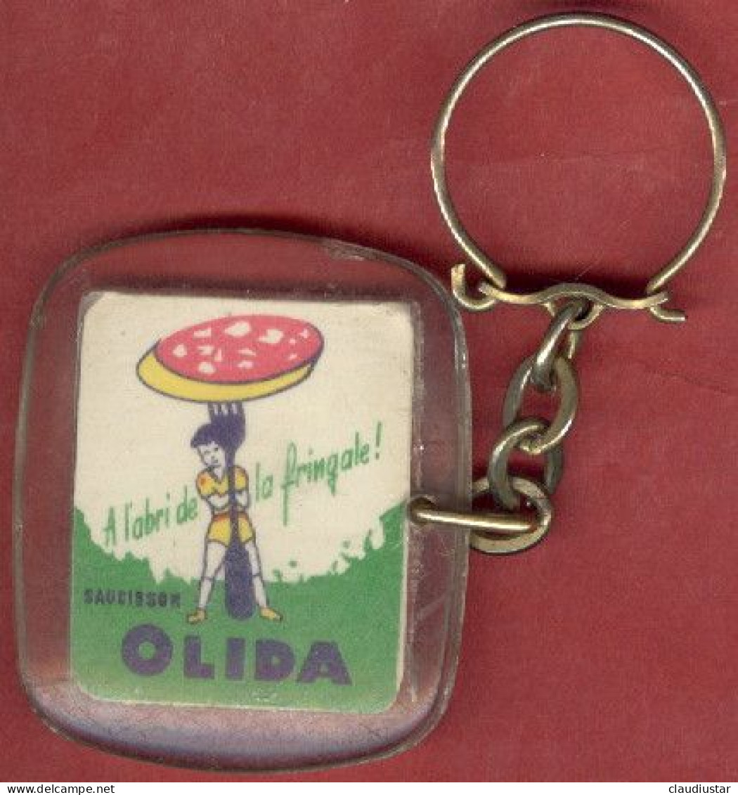 ** LOT  6  PORTE - CLEFS  COCHON  +  OLIDA ** - Key-rings