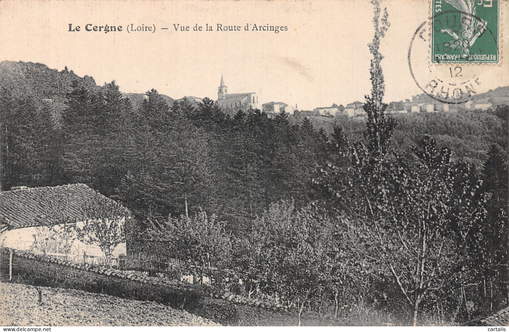 42-LE CERGNE-N° 4428-G/0199 - Other & Unclassified