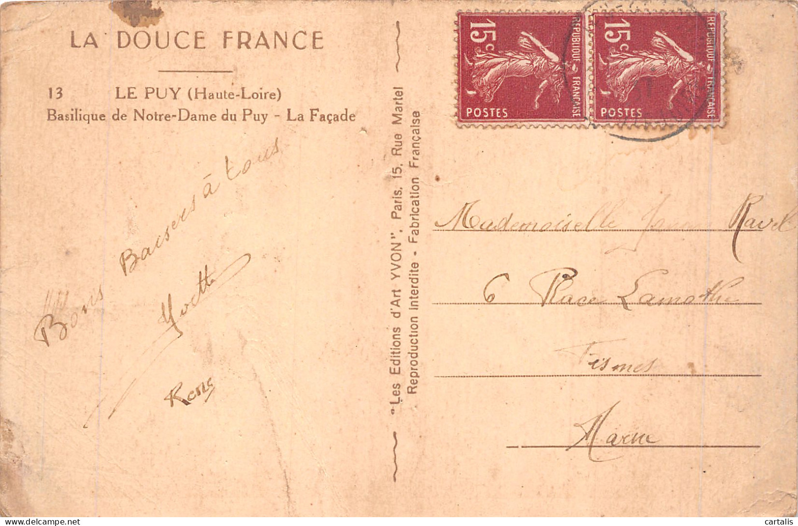 43-LE PUY-N° 4428-G/0111 - Other & Unclassified