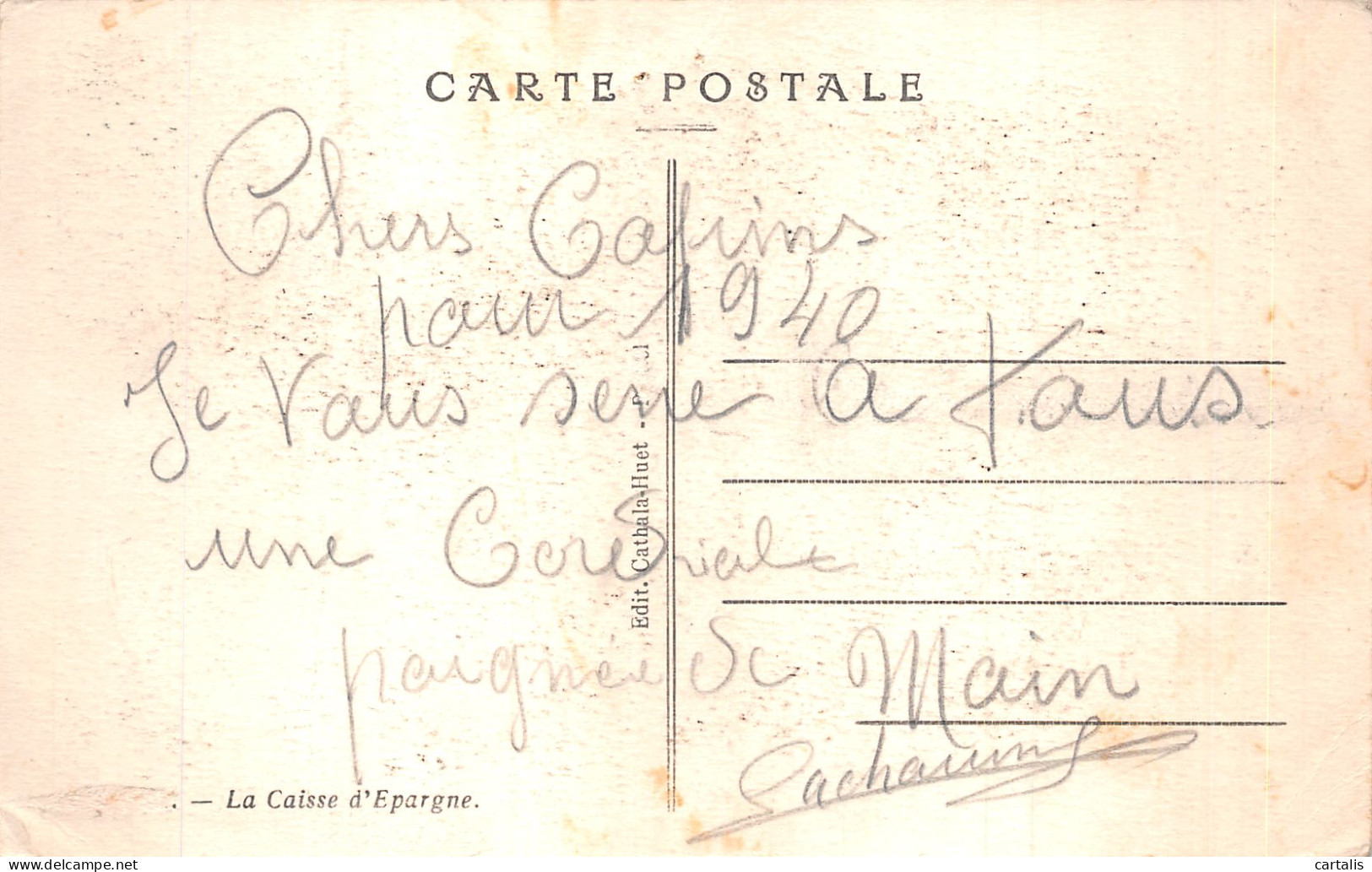 ID-CAISSE D EPARGNE A IDENTIFIER-N° 4428-E/0115 - A Identificar