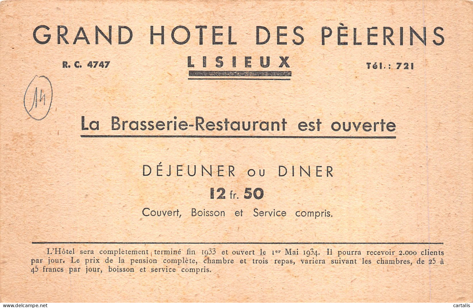 14-LISIEUX-N° 4429-B/0057 - Lisieux