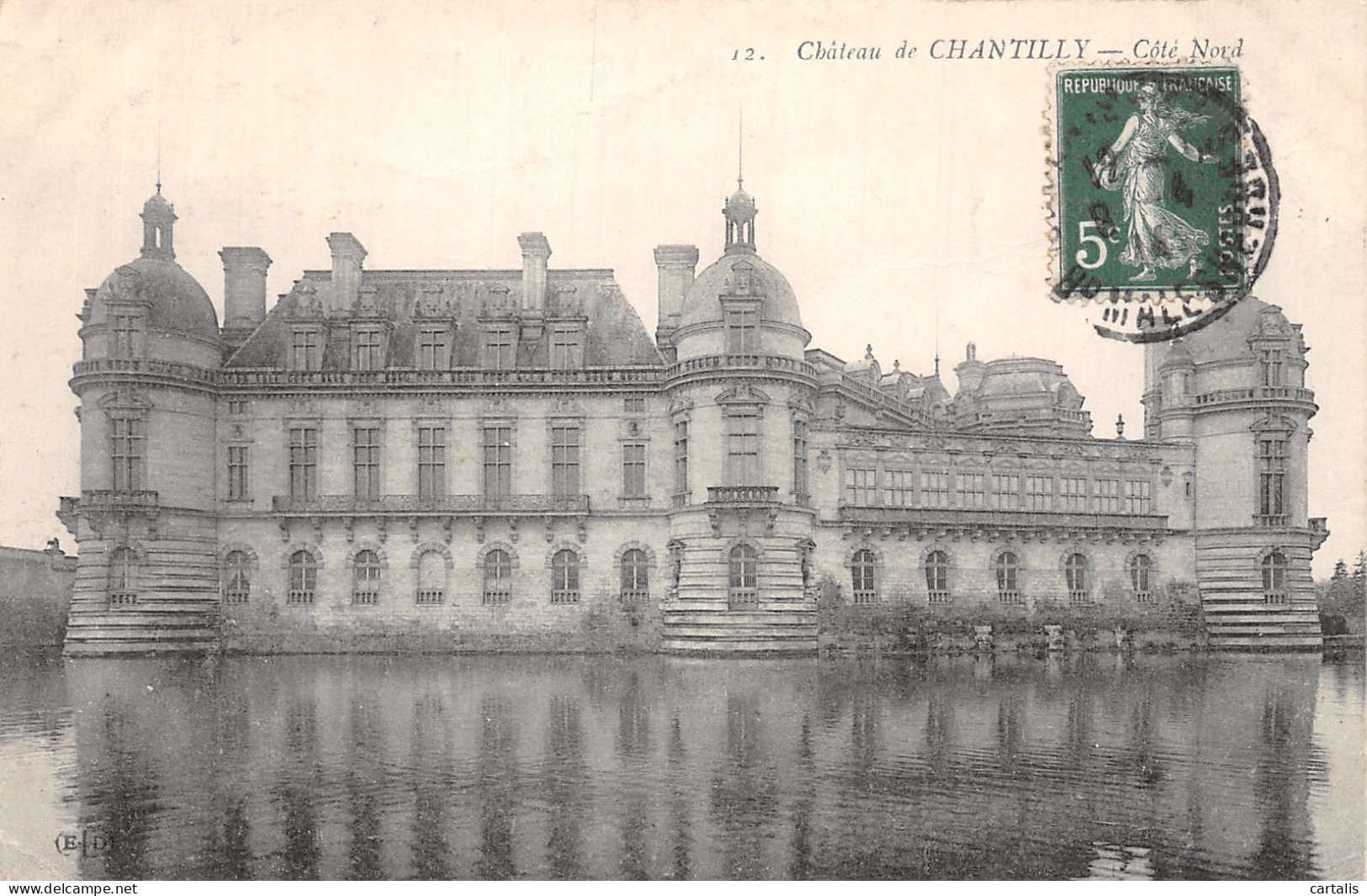 60-CHATEAU DE CHANTILLY-N° 4429-A/0257 - Other & Unclassified