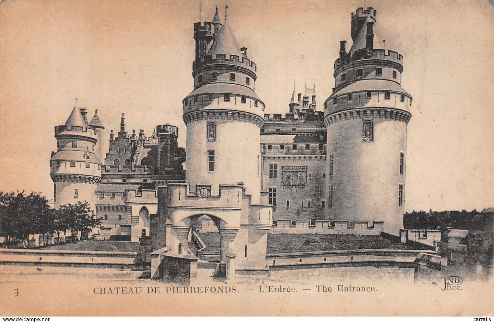 60-LE CHATEAU DE PIERREFONDS-N° 4429-A/0197 - Autres & Non Classés