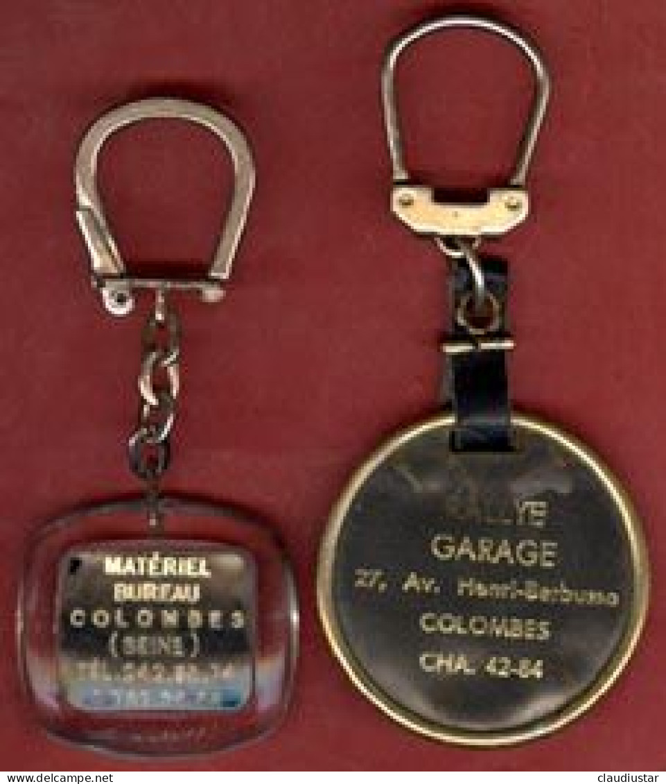 ** 2  PORTE - CLEFS  COLOMBES ** - Key-rings