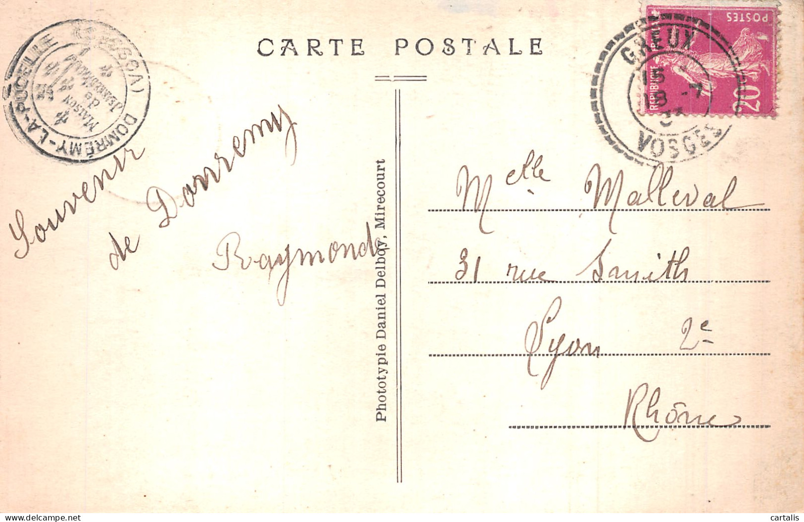 88-DOMREMY-N° 4428-G/0307 - Domremy La Pucelle