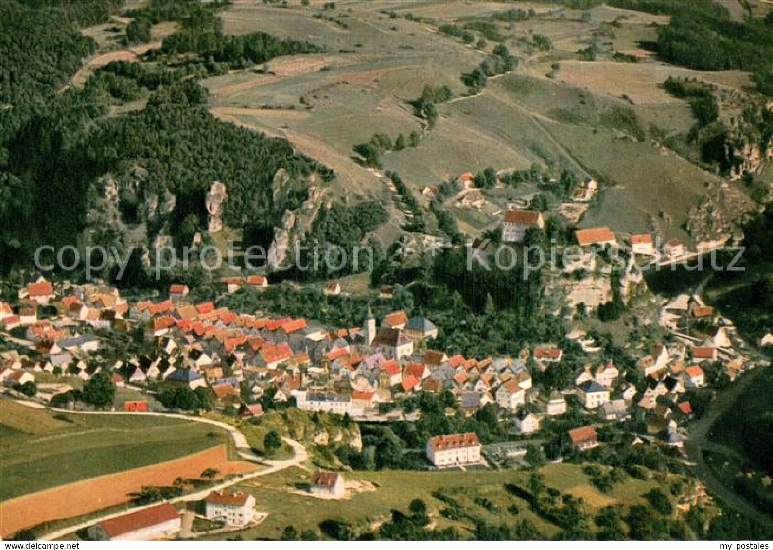 73725746 Pottenstein Oberfranken Fliegeraufnahme Pottenstein Oberfranken - Pottenstein