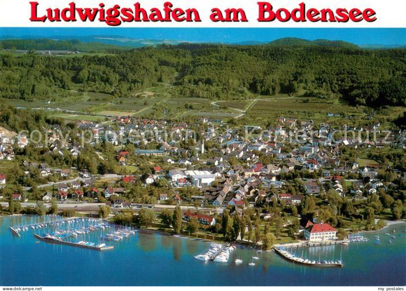 73725740 Ludwigshafen Bodensee Fliegeraufnahme Mit Yachthafen Ludwigshafen Boden - Sonstige & Ohne Zuordnung