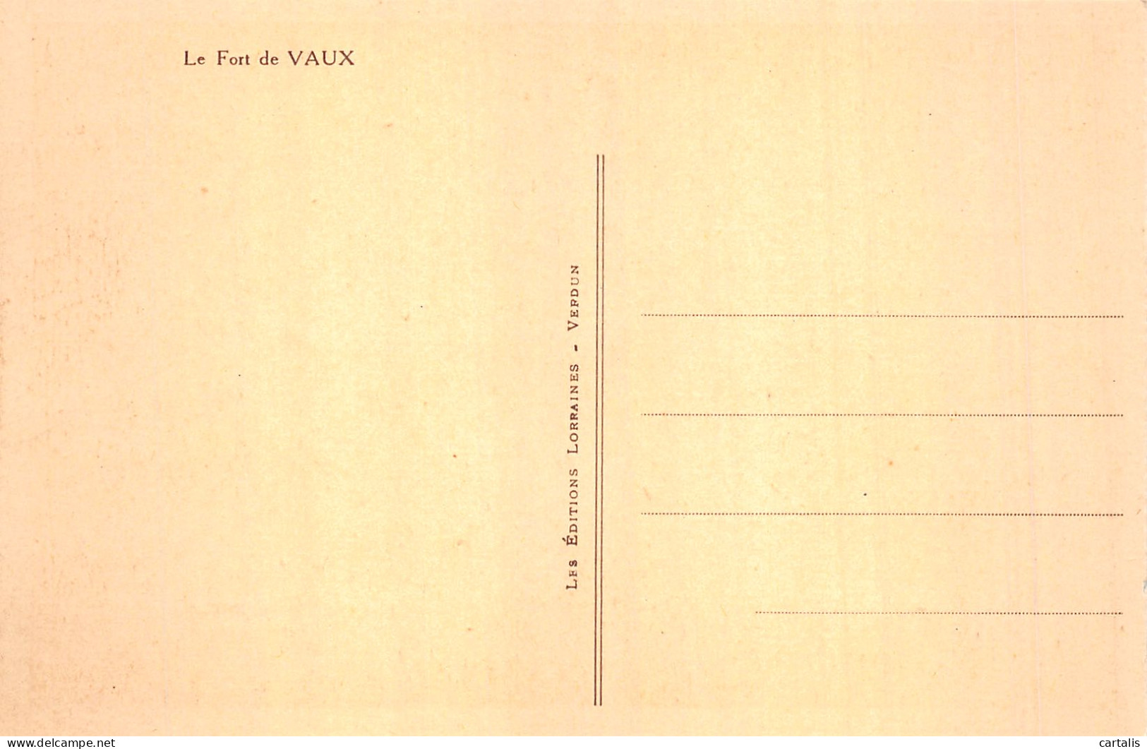 55-LE FORT DE VAUX-N° 4429-B/0167 - Autres & Non Classés