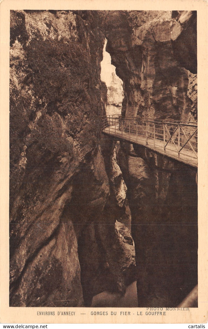 74-GORGES DU FIER-N° 4429-E/0209 - Other & Unclassified