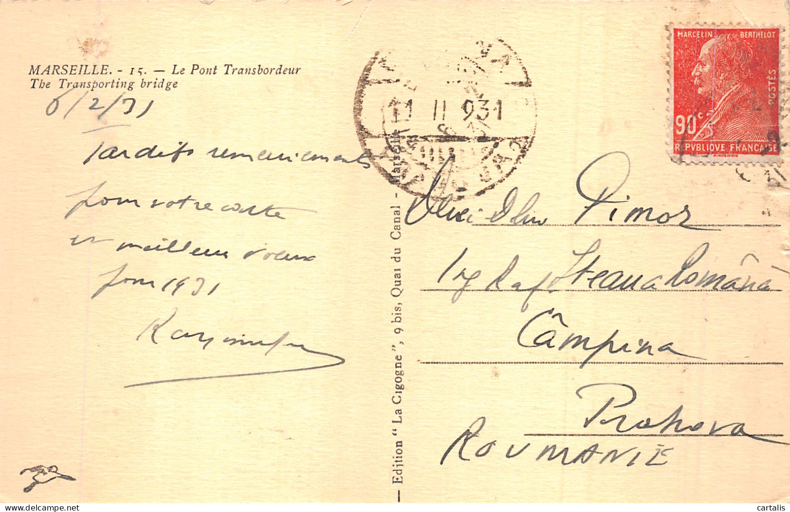 13-MARSEILLE-N° 4429-E/0159 - Zonder Classificatie