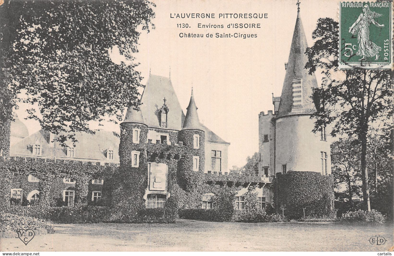 63-CHATEAU DE SAINT CIRGUES-N° 4429-E/0017 - Autres & Non Classés