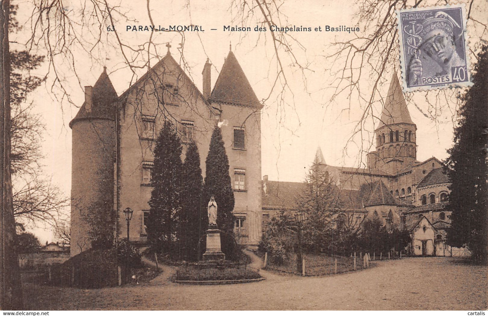 71-PARAY LE MONIAL-N° 4430-A/0355 - Paray Le Monial