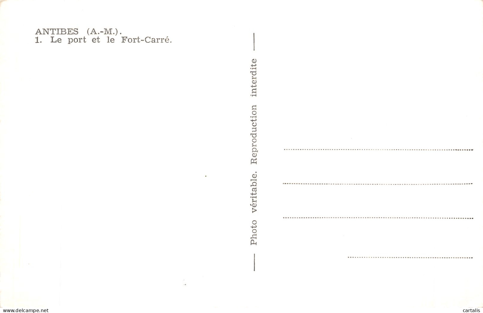 06-ANTIBES-N° 4430-A/0241 - Other & Unclassified