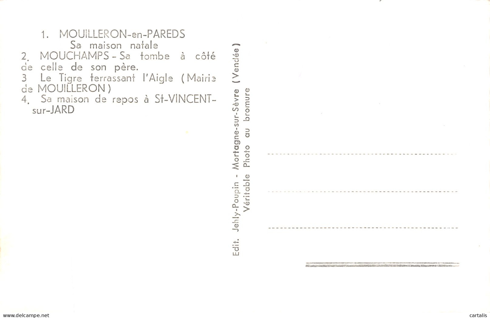 85-MOUILLERON EN PAREDS-N° 4429-H/0395 - Mouilleron En Pareds