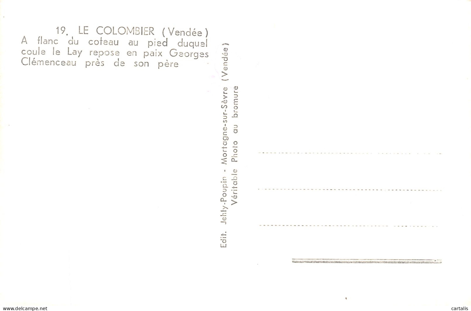 85-LE COLOMBIER-N° 4429-H/0393 - Autres & Non Classés