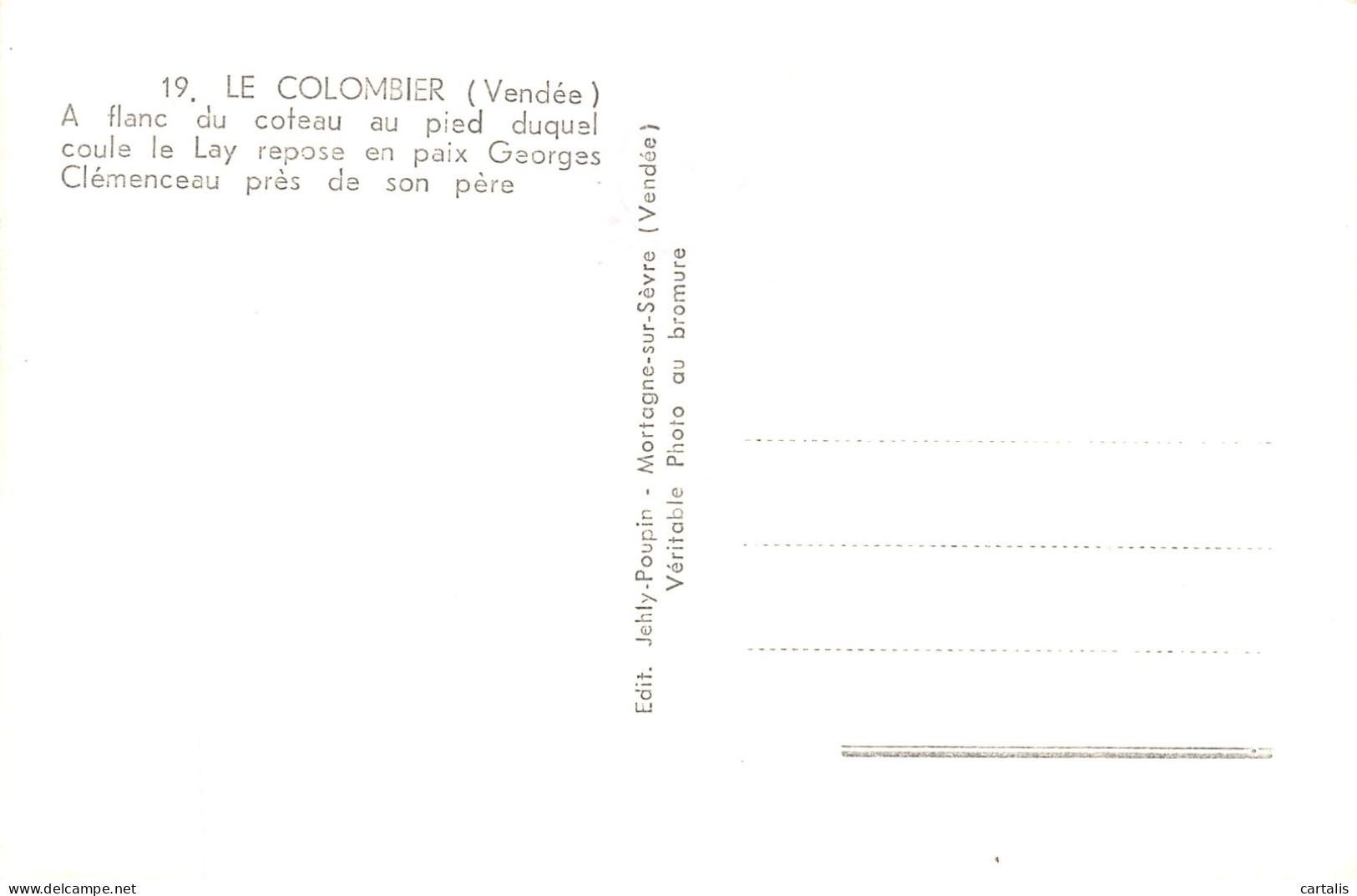 85-LE COLOMBIER-N° 4429-H/0393 - Sonstige & Ohne Zuordnung