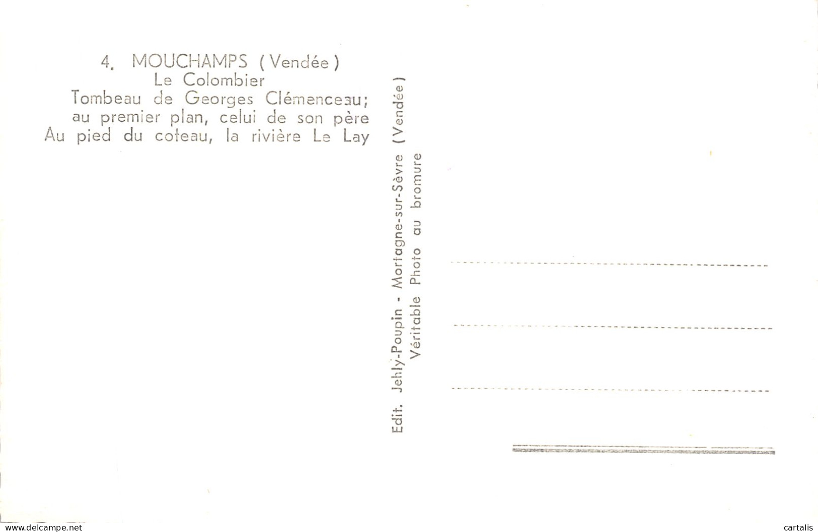 85-MOUCHAMPS-N° 4429-H/0383 - Sonstige & Ohne Zuordnung