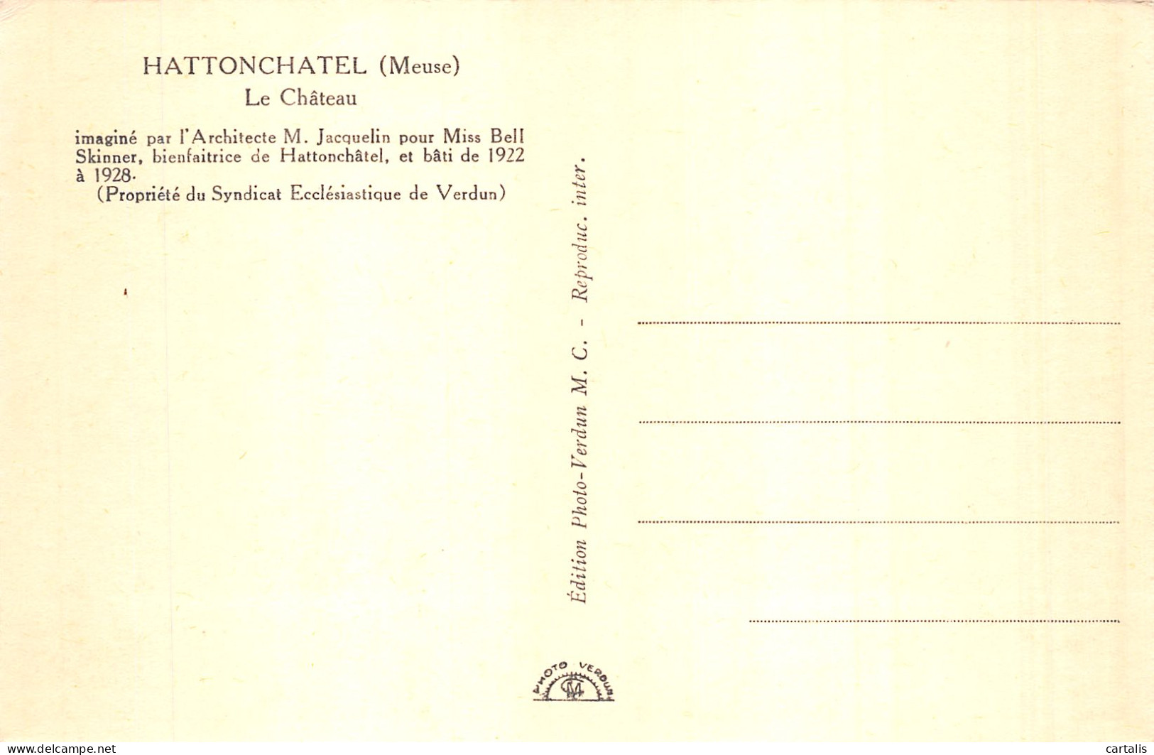 55-HATTONCHATEL-N° 4429-H/0105 - Other & Unclassified