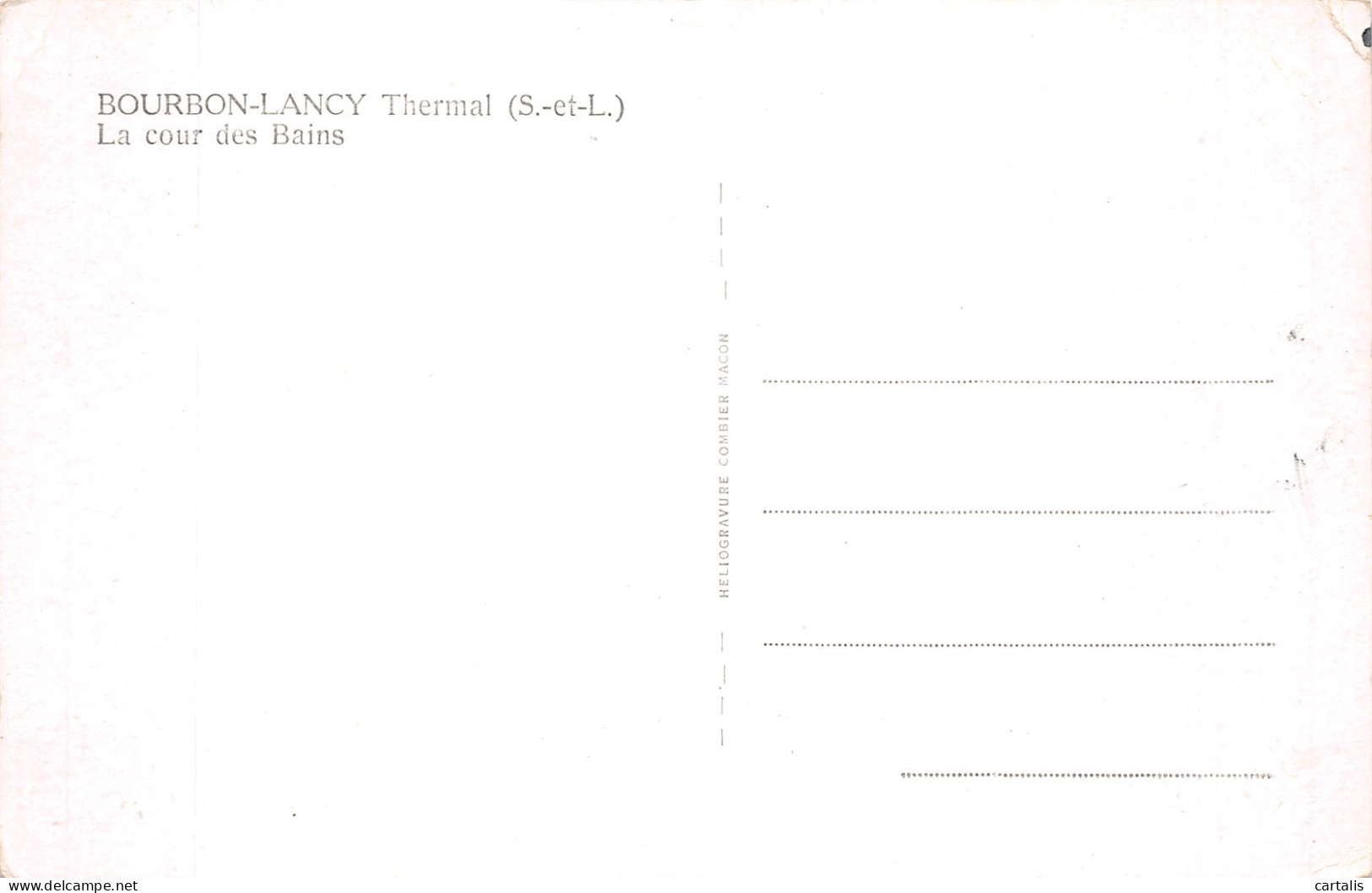 71-BOURBON LANCY-N° 4429-H/0091 - Autres & Non Classés
