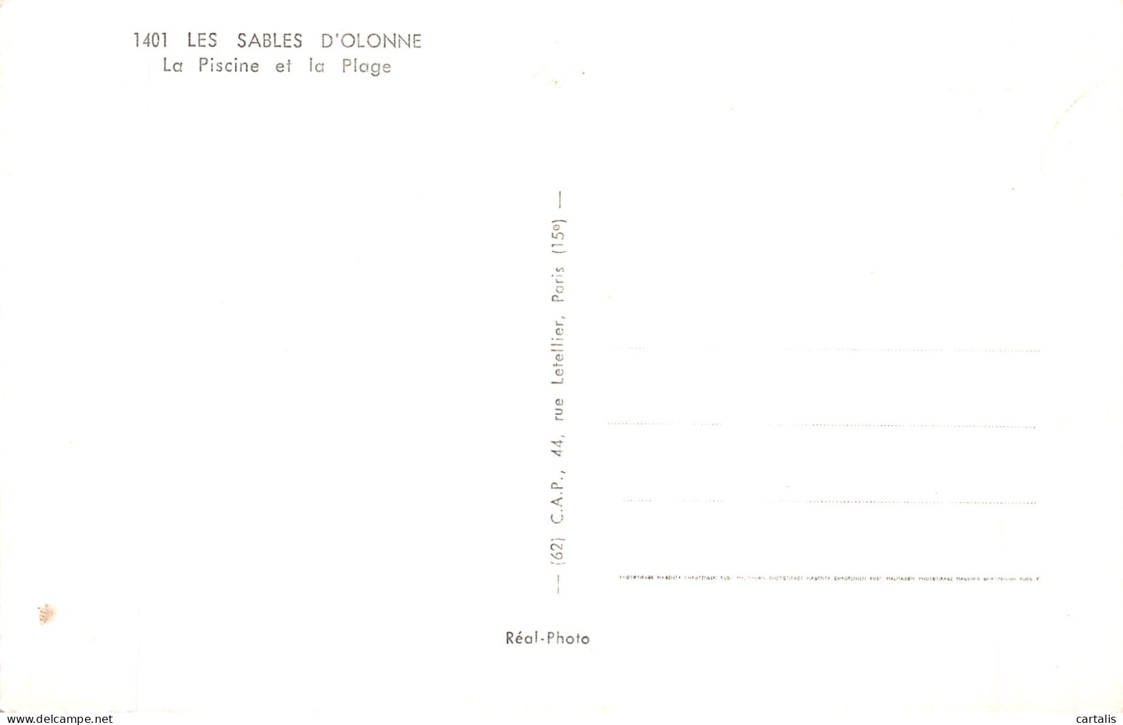 85-LES SABLES D OLONNE-N° 4429-G/0371 - Sables D'Olonne