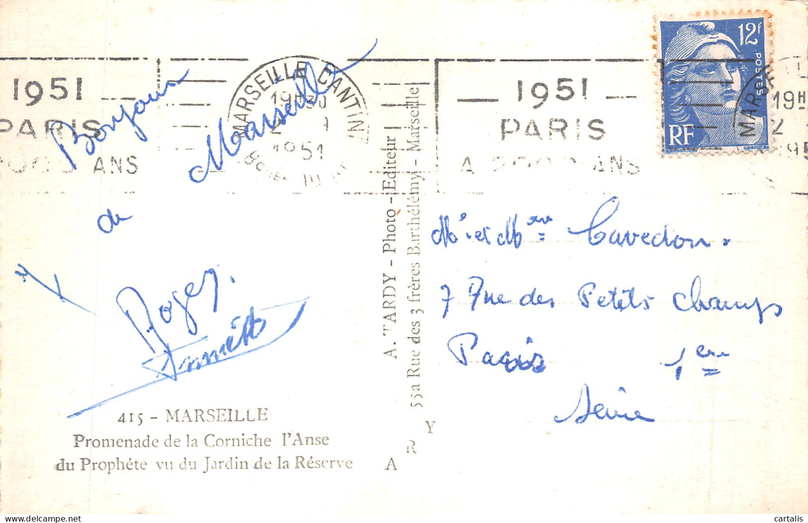 13-MARSEILLE-N° 4430-D/0253 - Zonder Classificatie