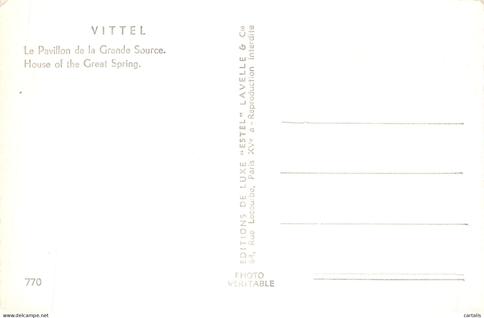 88-VITTEL-N° 4430-D/0215 - Contrexeville