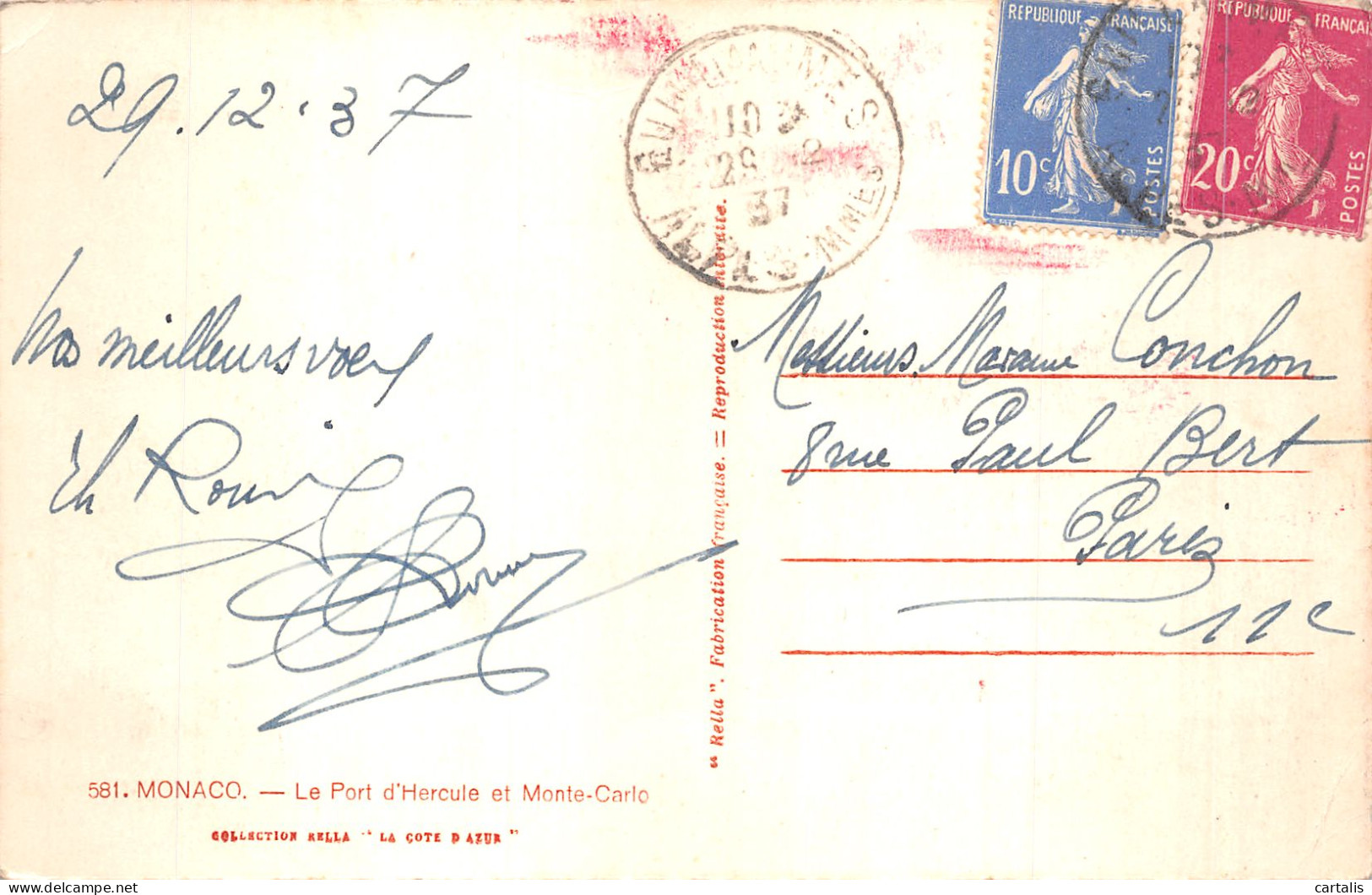 98-MONACO-N° 4430-B/0375 - Altri & Non Classificati