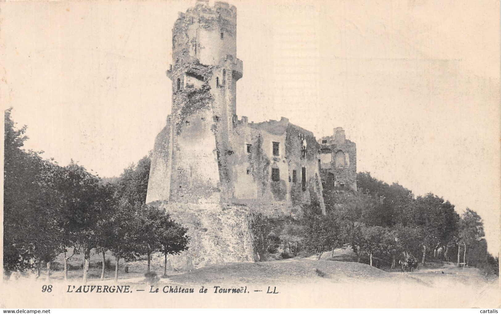 63-LE CHATEAU DE TOURNOEL-N° 4430-B/0193 - Other & Unclassified