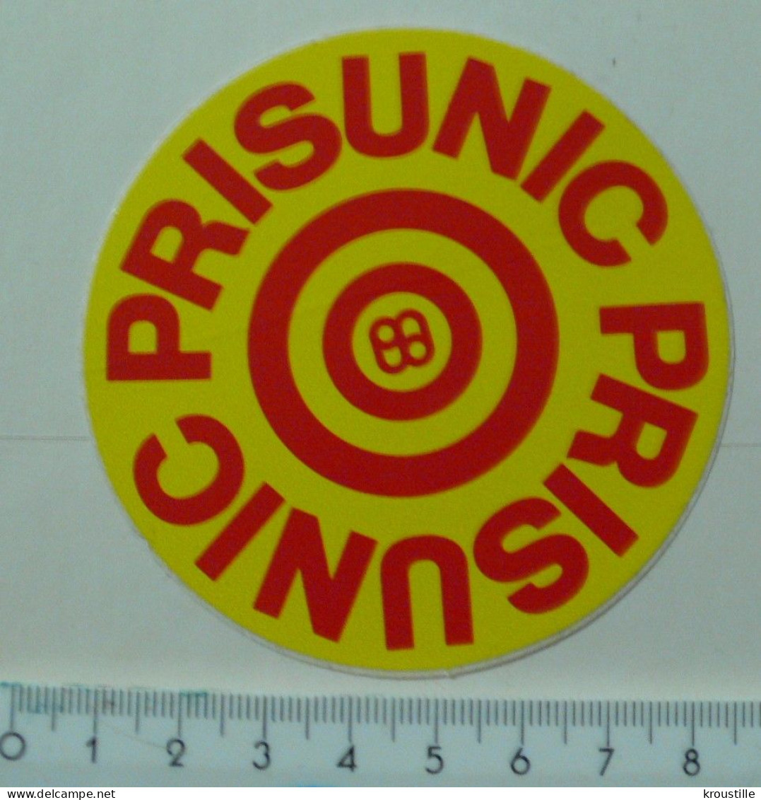 AUTOCOLLANT VINTAGE : PRISUNIC - Stickers