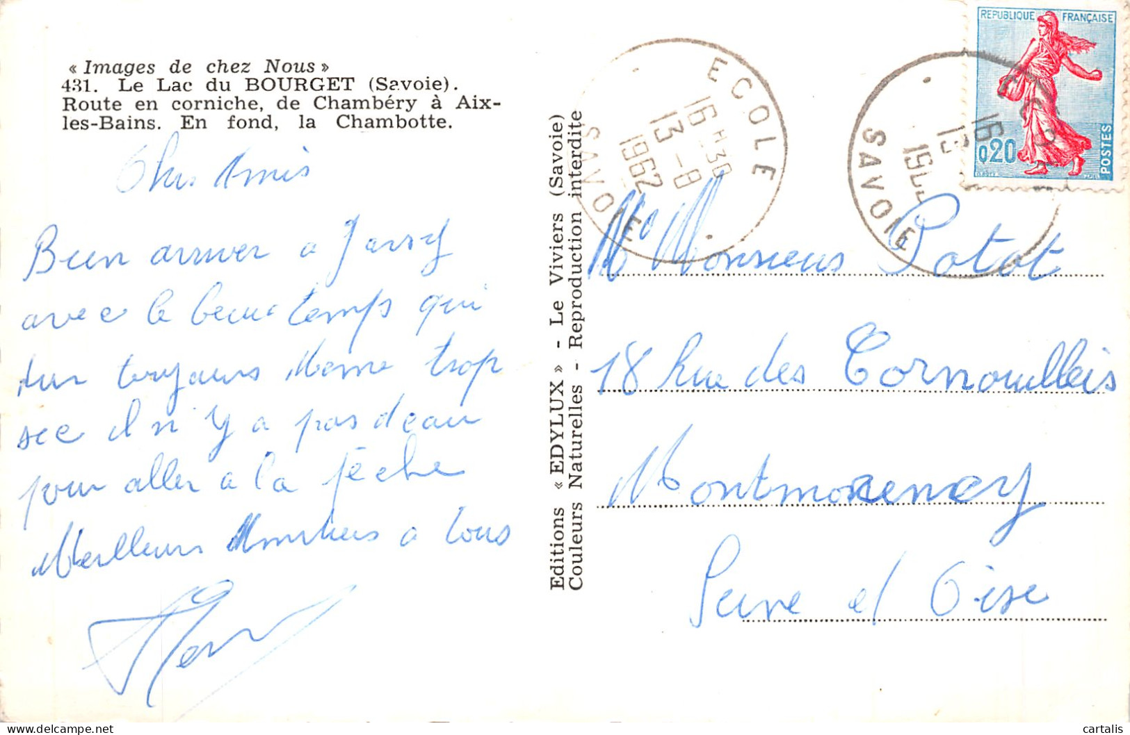 73-LE LAC  DU BOURGET-N° 4430-E/0389 - Sonstige & Ohne Zuordnung