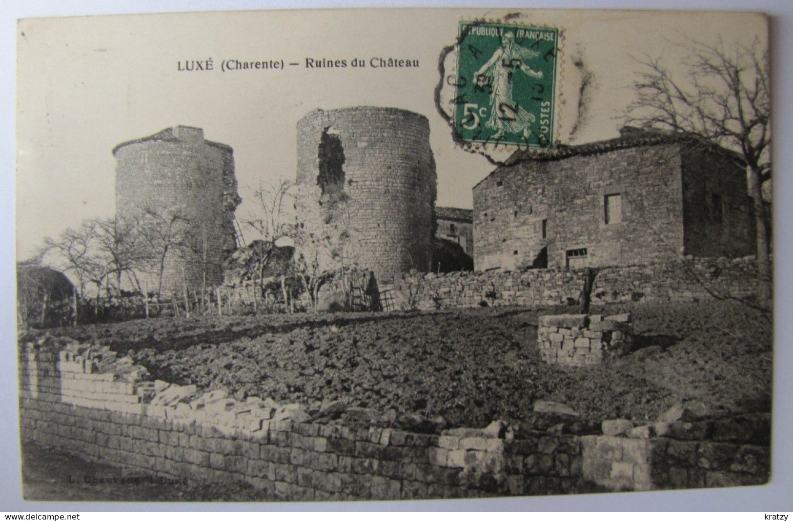 FRANCE - CHARENTE - LUXE - Ruines Du Château - 1910 - Autres & Non Classés