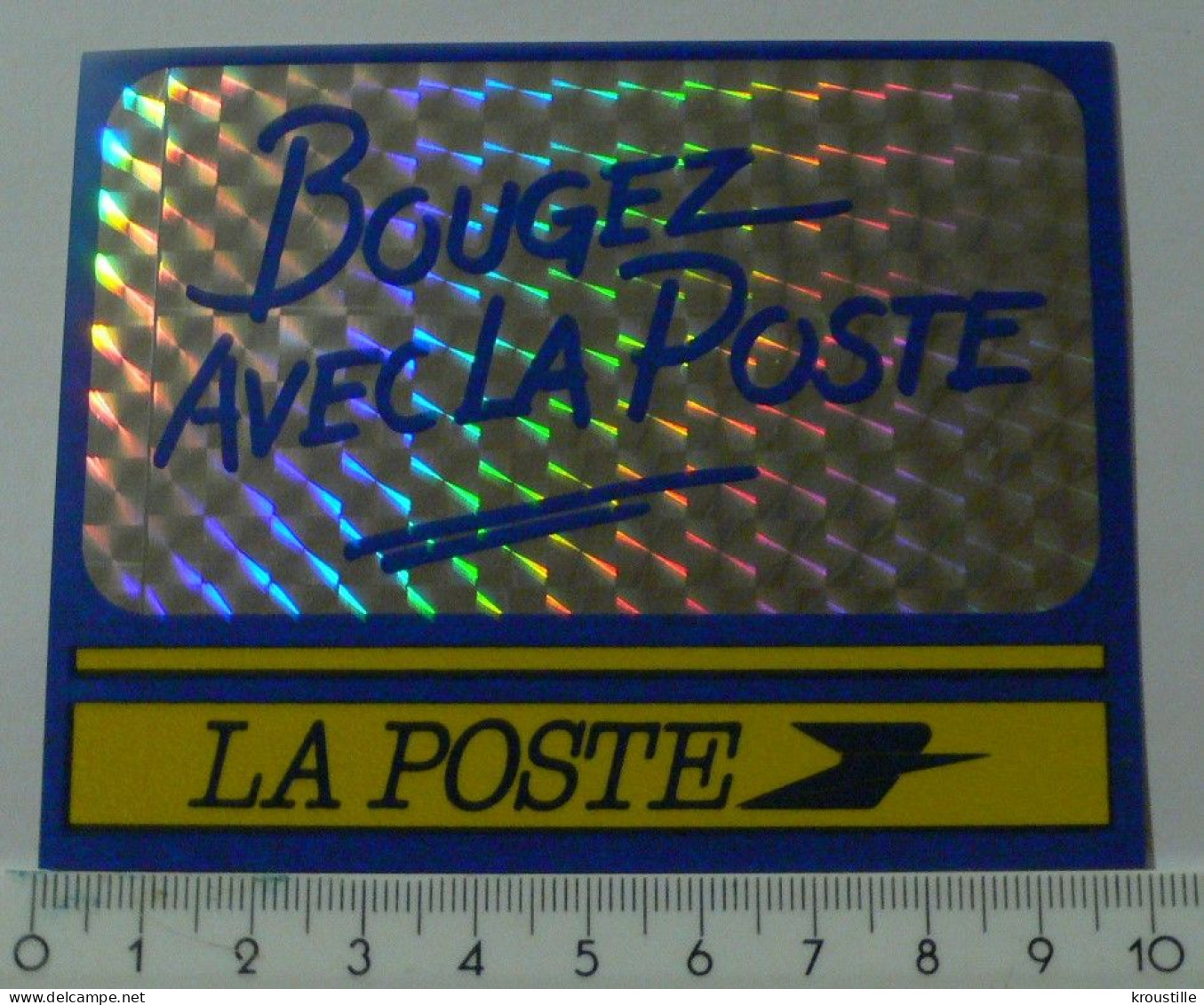 AUTOCOLLANT BOUGEZ AVEC LA POSTE - Stickers