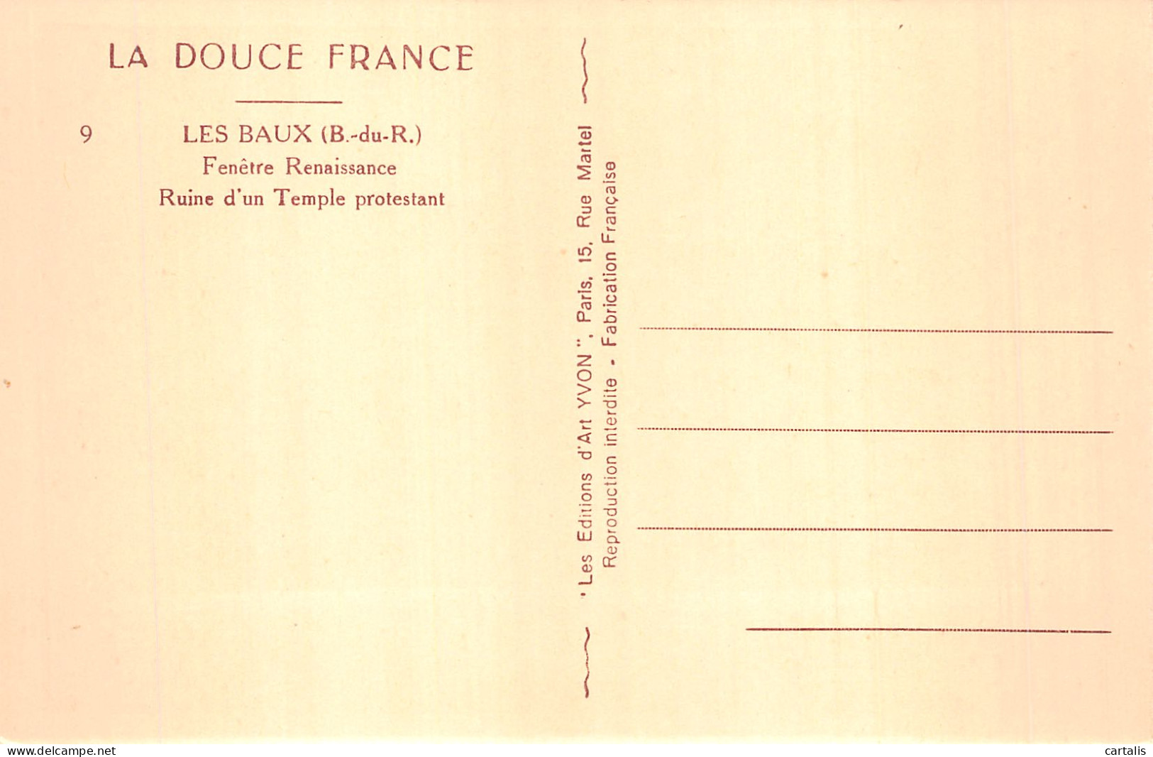 13-LES BAUX -N° 4430-H/0295 - Les-Baux-de-Provence