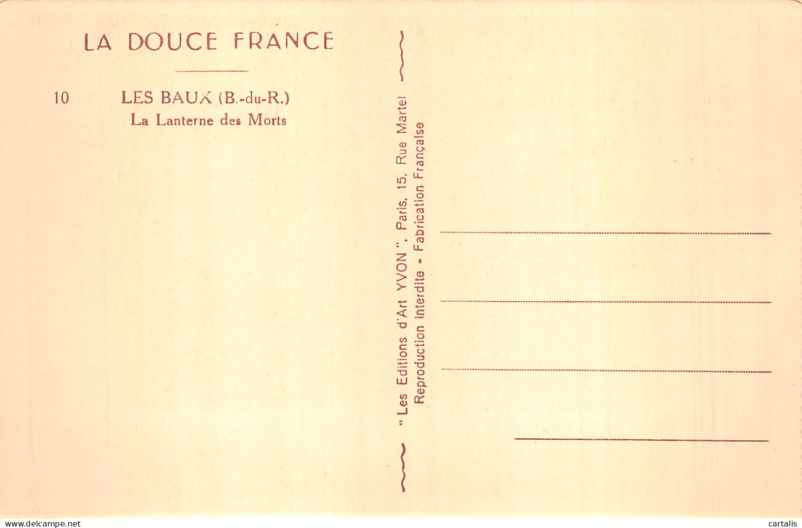 13-LES BAUX -N° 4430-H/0297 - Les-Baux-de-Provence