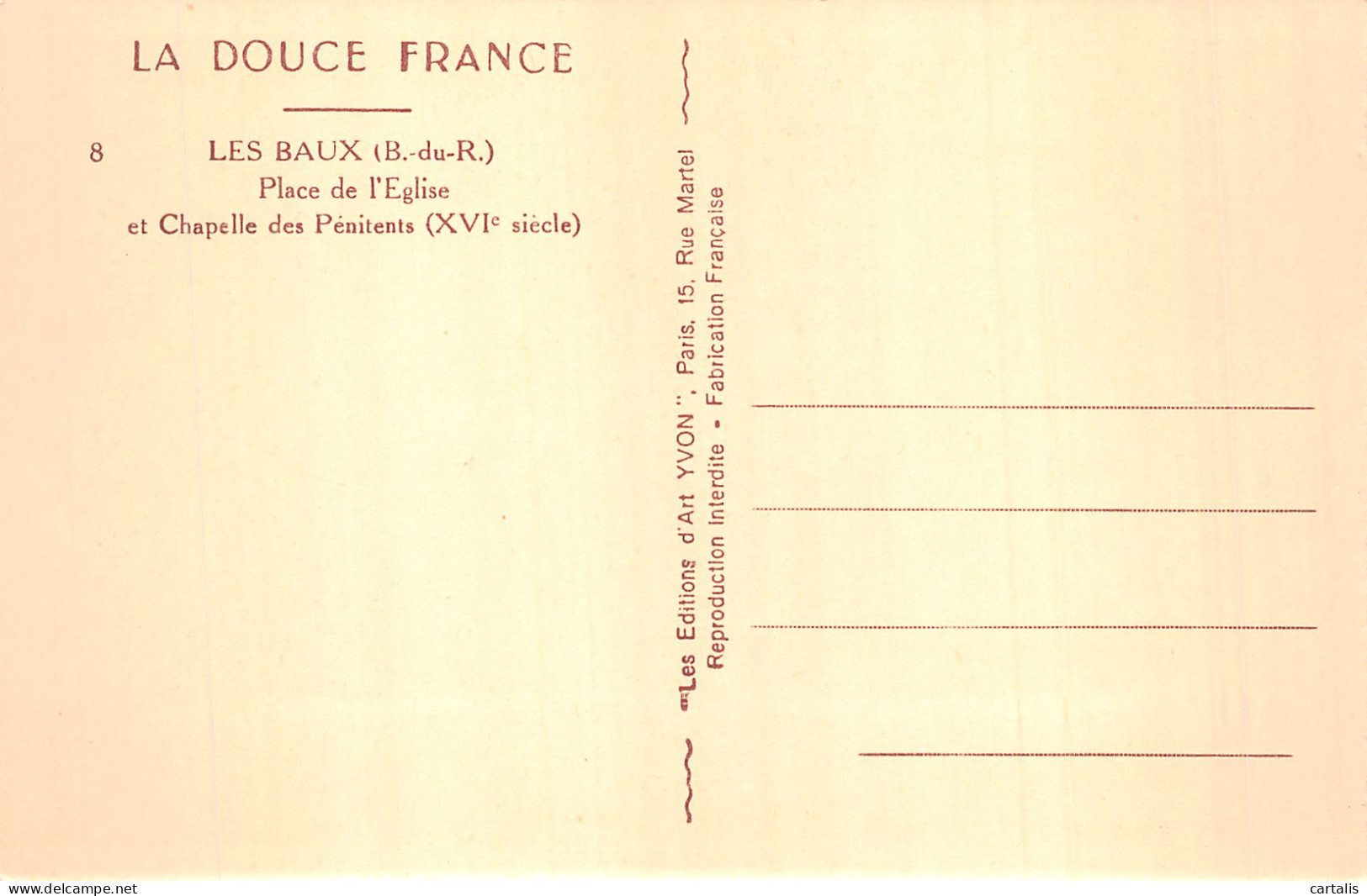 13-LES BAUX -N° 4430-H/0241 - Les-Baux-de-Provence